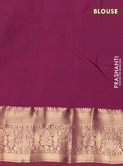 Green & Pink Bangalori Silk - Buttas