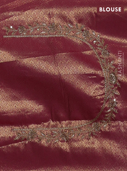 Pink Pure Kanchipuram Silk - Embroidery