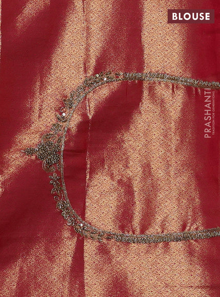 Pink Pure Kanchipuram Silk - Embroidery