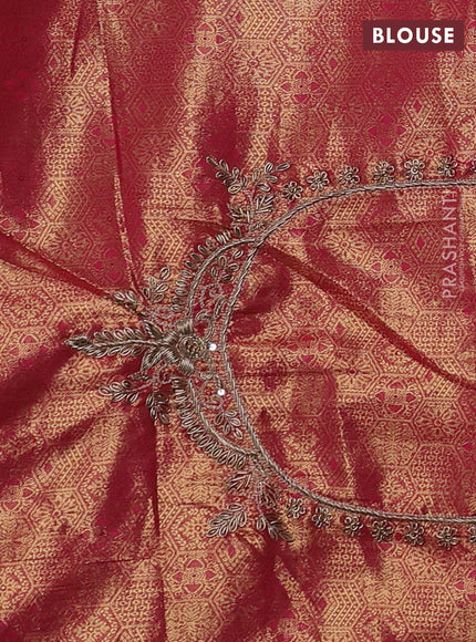Pink Pure Kanchipuram Silk - Embroidery