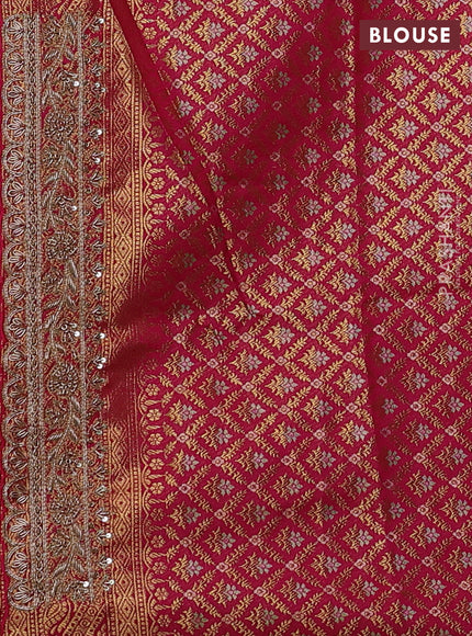 Pink Pure Kanchipuram Silk - Embroidery