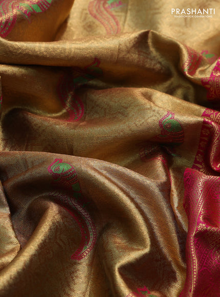 Pink Pure Kanchipuram Silk - Embroidery