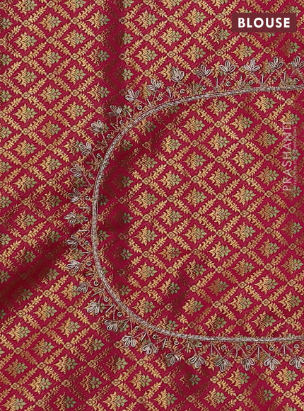 Pink Pure Kanchipuram Silk - Embroidery