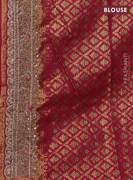Pink Pure Kanchipuram Silk - Embroidery