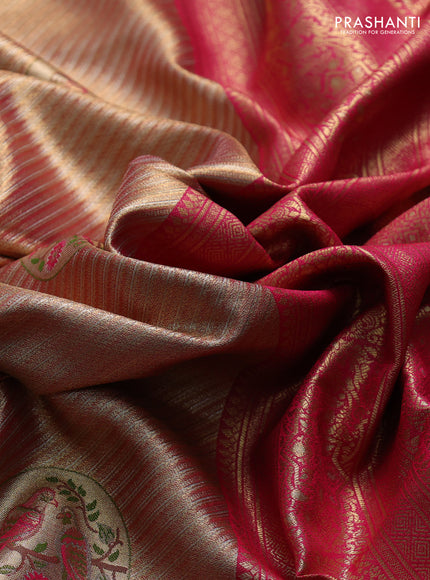 Pink Pure Kanchipuram Silk - Embroidery