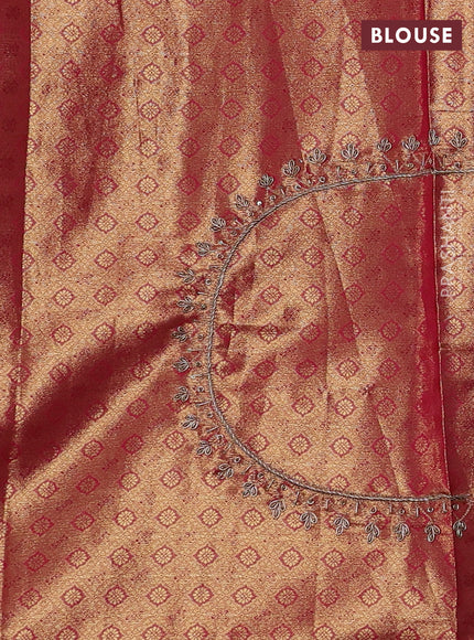 Pink Pure Kanchipuram Silk - Embroidery