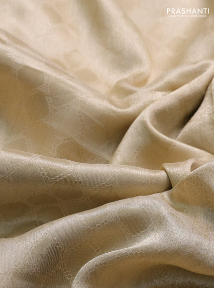 Gold Pure Kanchipuram Silk - Embroidery