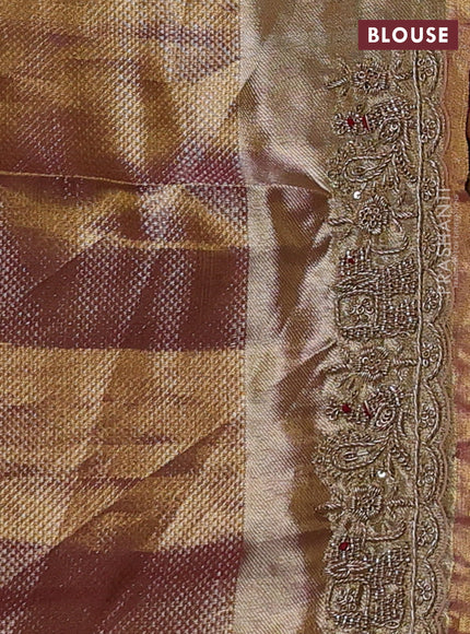 Pastel Pink Pure Kanchipuram Silk - Embroidery