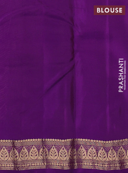 Pink & Purple Kanchipuram Silk - Buttas