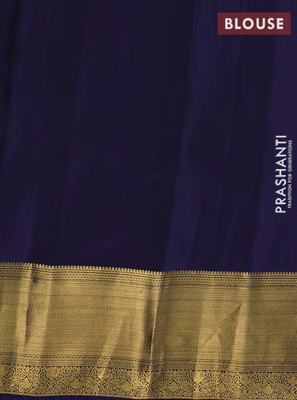 Violet Kanchipuram Silk - Buttas