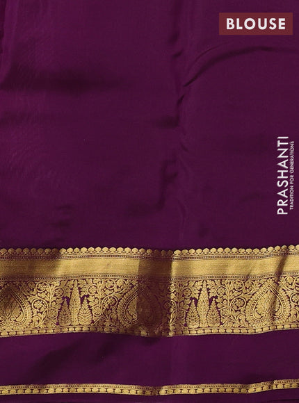 Pastel Pink & Purple Kanchipuram Silk - Buttas