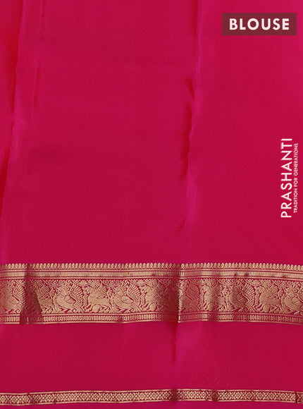 Pastel Pink & Pink Kanchipuram Silk - Buttas