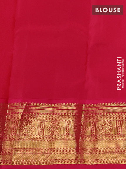Yellow & Pink Kanchipuram Silk - Buttas
