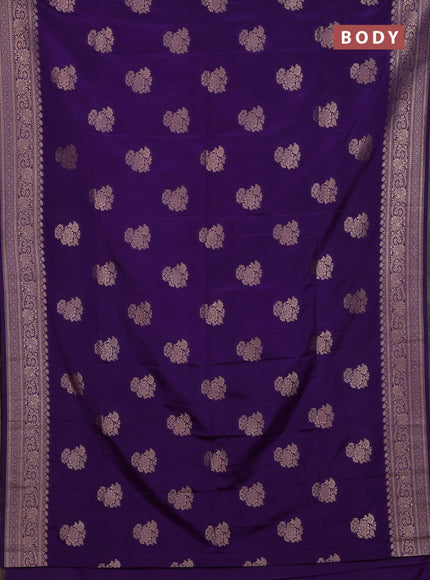 Purple Semi Soft Silk Saree