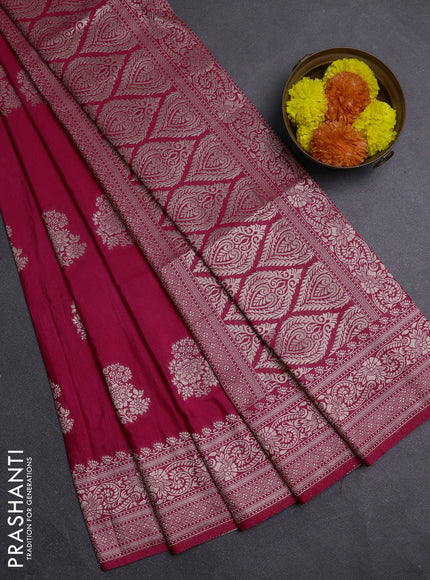Pink Semi Soft Silk Saree