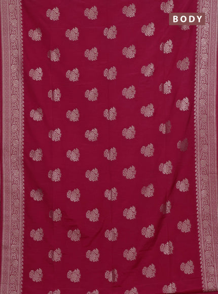 Pink Semi Soft Silk Saree