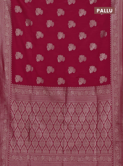 Pink Semi Soft Silk Saree