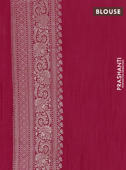 Pink Semi Soft Silk Saree