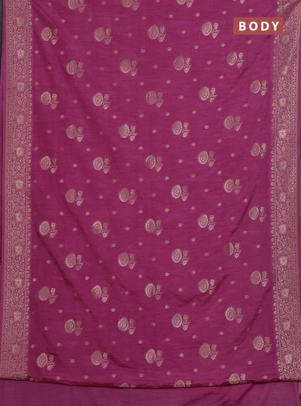Mauve Pink Semi Soft Silk Saree