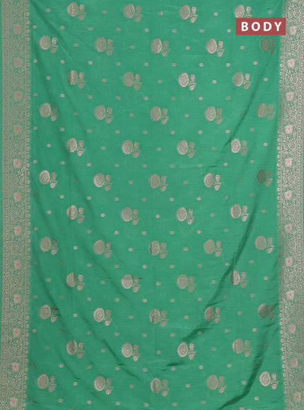 Green Semi Soft Silk Saree