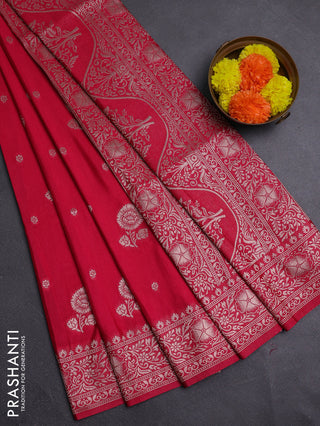 Pink Semi Soft Silk Saree