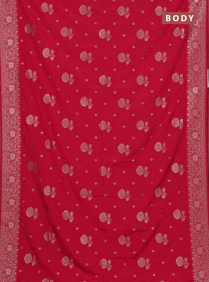 Pink Semi Soft Silk Saree