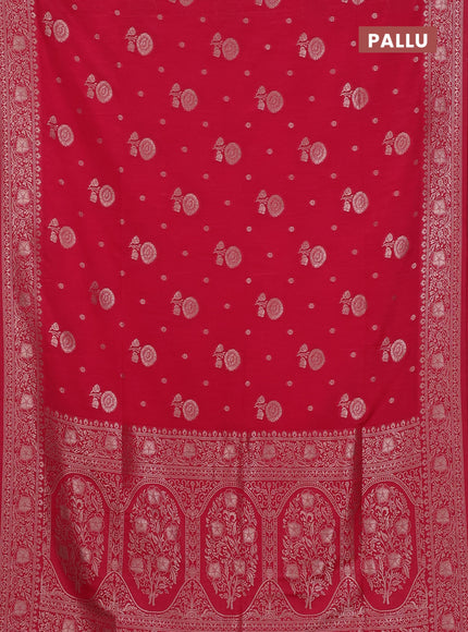 Pink Semi Soft Silk Saree