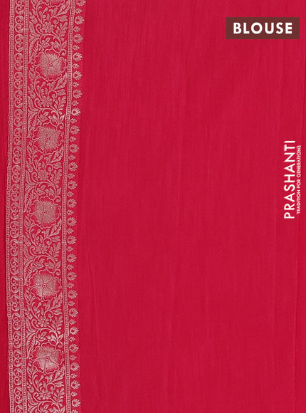 Pink Semi Soft Silk Saree