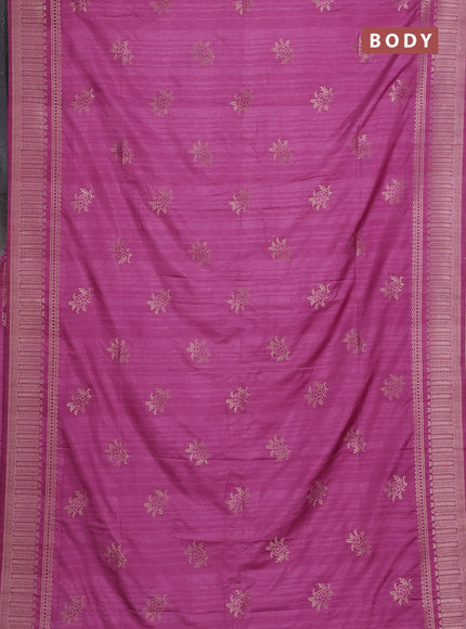 Mauve Pink Semi Soft Silk Saree