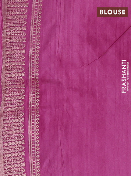 Mauve Pink Semi Soft Silk Saree