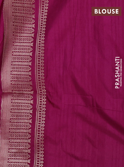 Wine Semi Soft Silk Saree