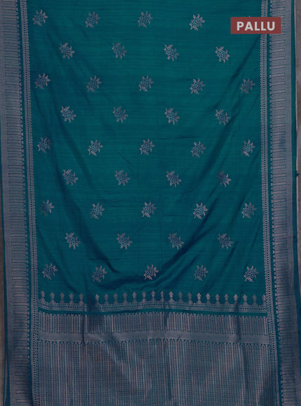 Blue Semi Soft Silk Saree