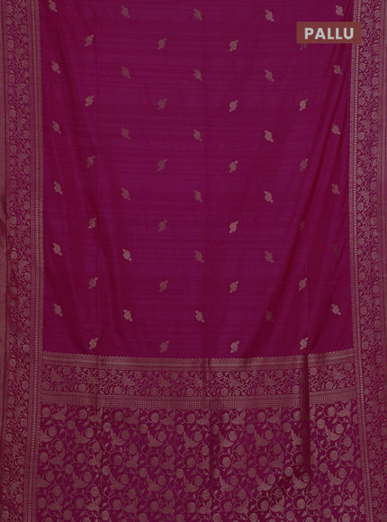 Pink Semi Soft Silk Saree