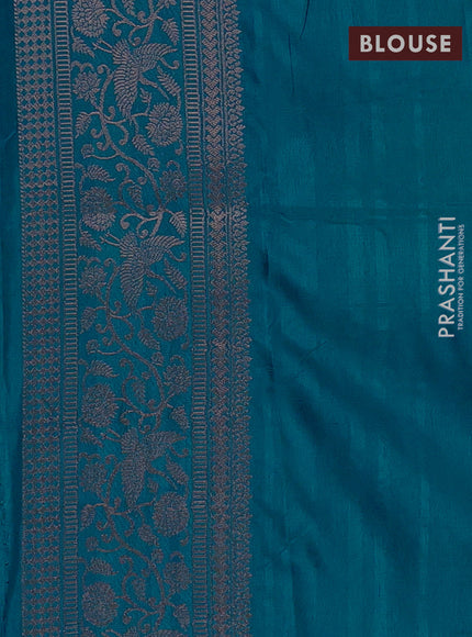 Cs Blue Semi Soft Silk Saree