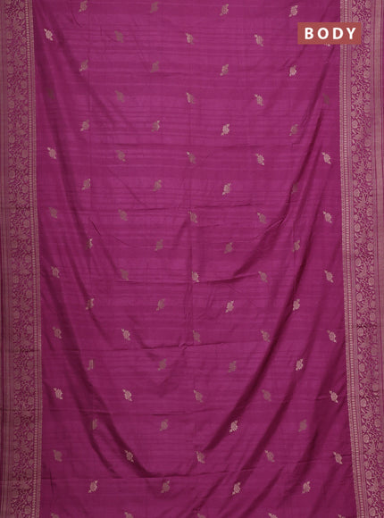 Mauve Pink Semi Soft Silk Saree