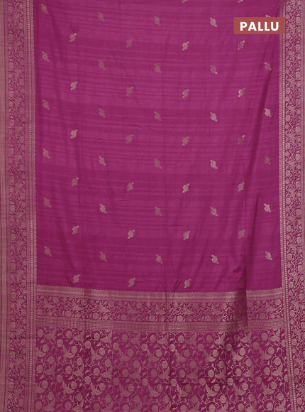 Mauve Pink Semi Soft Silk Saree