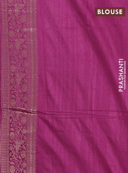 Mauve Pink Semi Soft Silk Saree