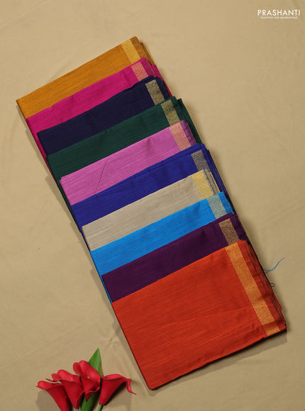 Multi Colour Raw Silk Blouse Bit