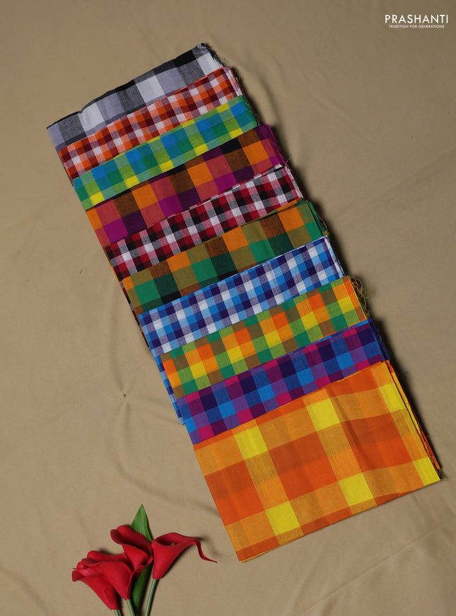 Multi Colour Cotton Blouse Bit