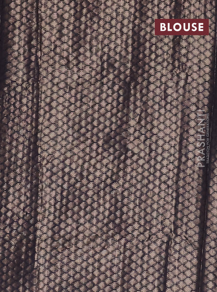 Cs Blue & Navy Blue Semi Dupion Saree