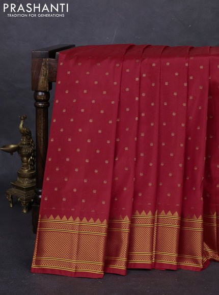 Red Semi Paithani Silk Saree