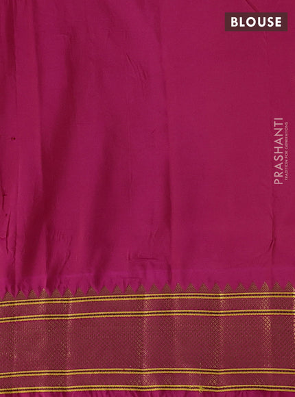Pink Semi Paithani Silk Saree