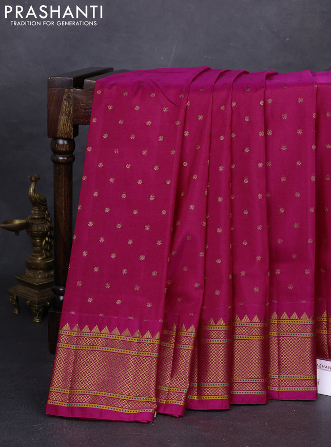 Pink Semi Paithani Silk Saree