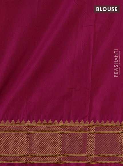 Pink Semi Paithani Silk Saree