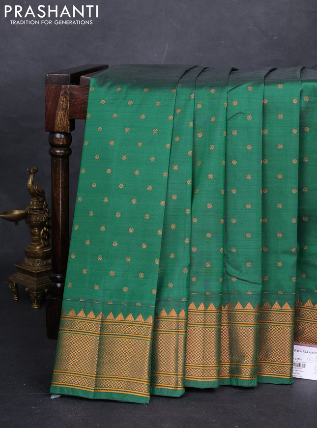 Green Semi Paithani Silk Saree