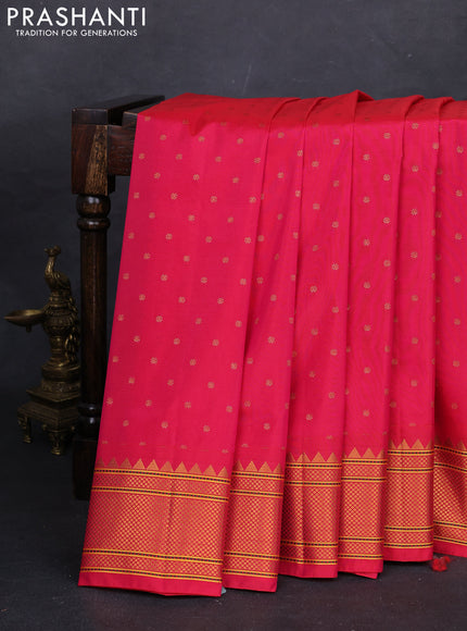 Pink Semi Paithani Silk Saree