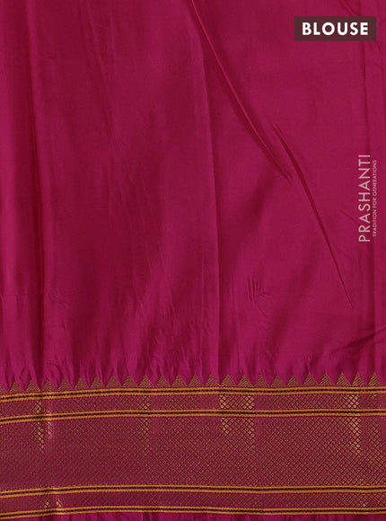 Pink Semi Paithani Silk Saree