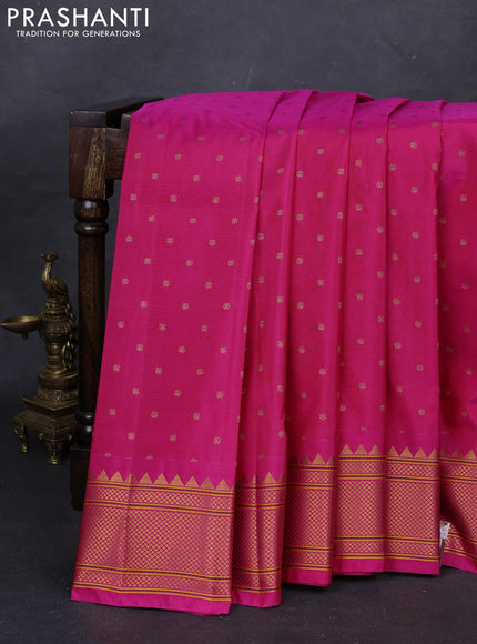 Pink Semi Paithani Silk Saree