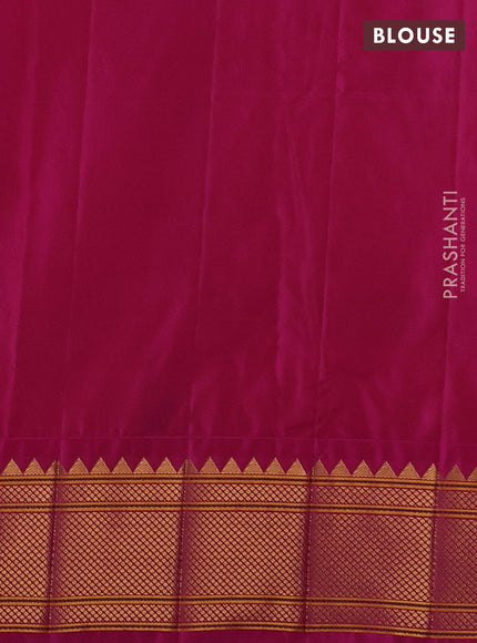 Pink Semi Paithani Silk Saree