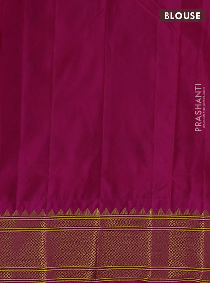 Pink Semi Paithani Silk Saree